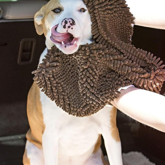 Super Absorbent Dog Drying Towel - studio image 2