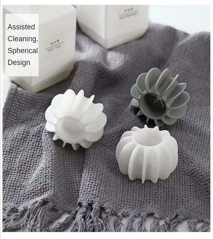 5/10Pcs Magic Laundry Balls Clothes Stain Removal Silicone Reusable Washing Ball for Knot Prevention Hair Catcher Cleaning Tool