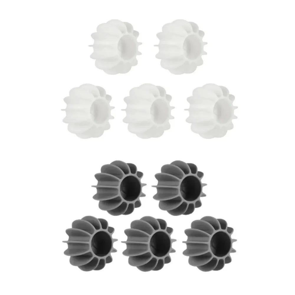 5/10Pcs Magic Laundry Balls Clothes Stain Removal Silicone Reusable Washing Ball for Knot Prevention Hair Catcher Cleaning Tool