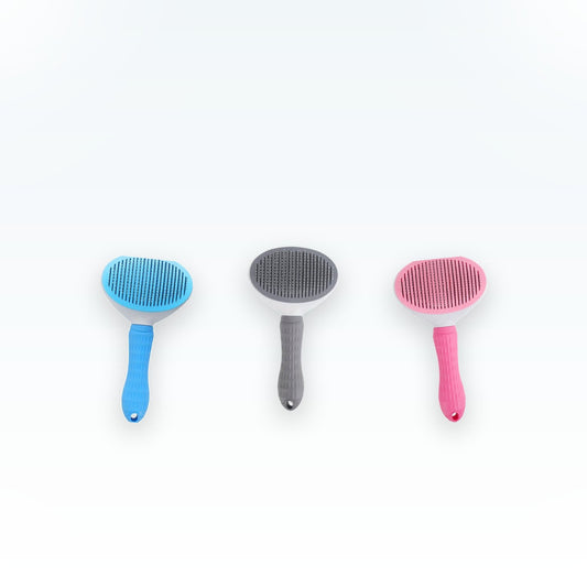 One-Click Slicker Brush for Cats and Dogs - studio image 1