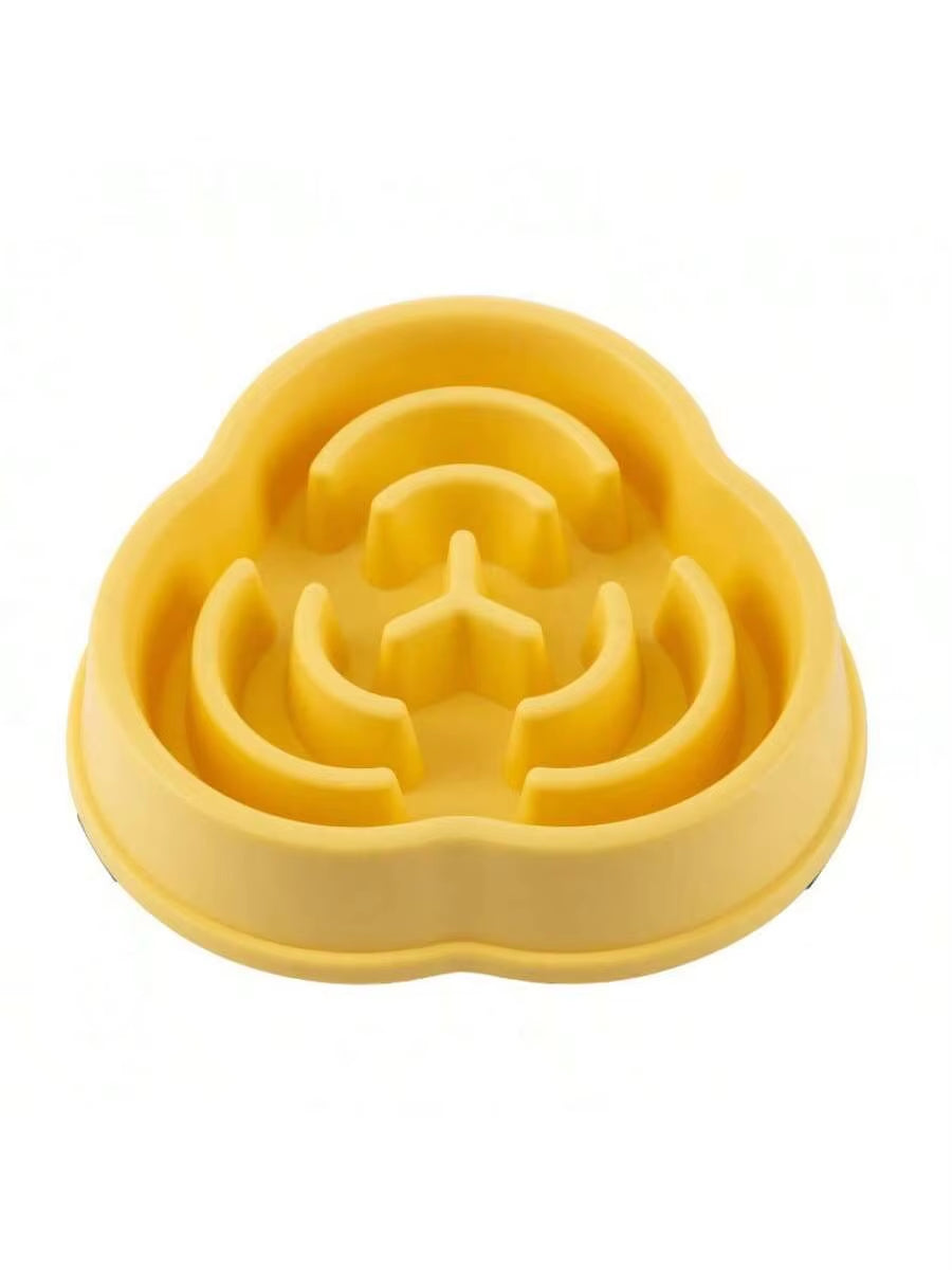 1Pc Dog Slow Food Bowl Plastic Anti-Choking Slow Eating Cloud Shape Large Dogs Prevent Vomiting and Protect Intestines