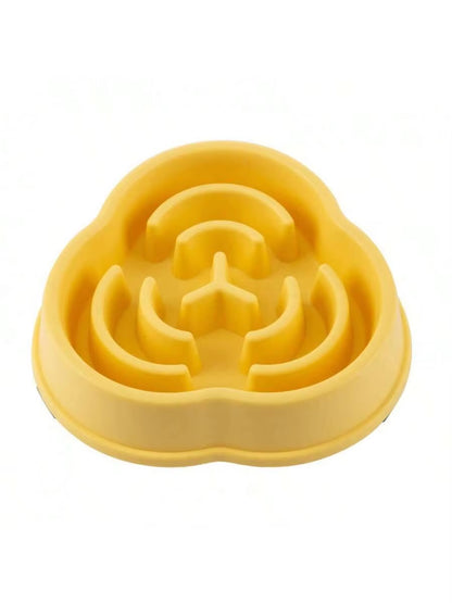 1Pc Dog Slow Food Bowl Plastic Anti-Choking Slow Eating Cloud Shape Large Dogs Prevent Vomiting and Protect Intestines