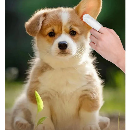 Ear Cleaning Finger Wipes for Dogs and Cats - studio image 2