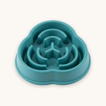 Plato lento antiahogo con forma de nube para perro