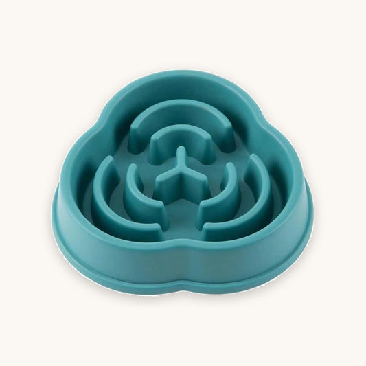 Plato lento antiahogo con forma de nube para perro